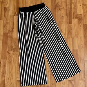 Lauren Ralph Lauren striped wide leg pull on pants